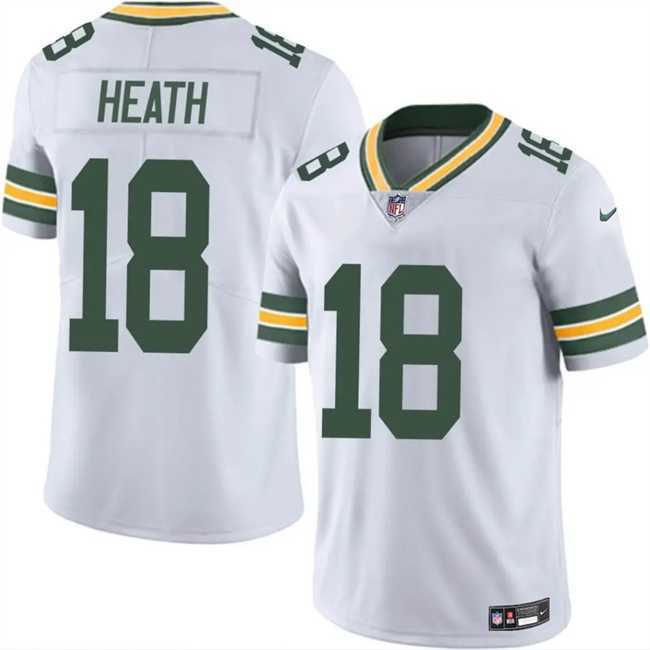 Men & Women & Youth Green Bay Packers #18 Malik Heath White Vapor Untouchable Limited Stitched Jersey->las vegas raiders->NFL Jersey